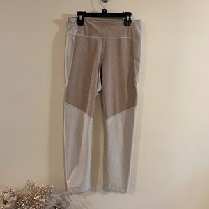 NWOT Outdoor Voices Springs Leggings Medium | Colorblock Neutral